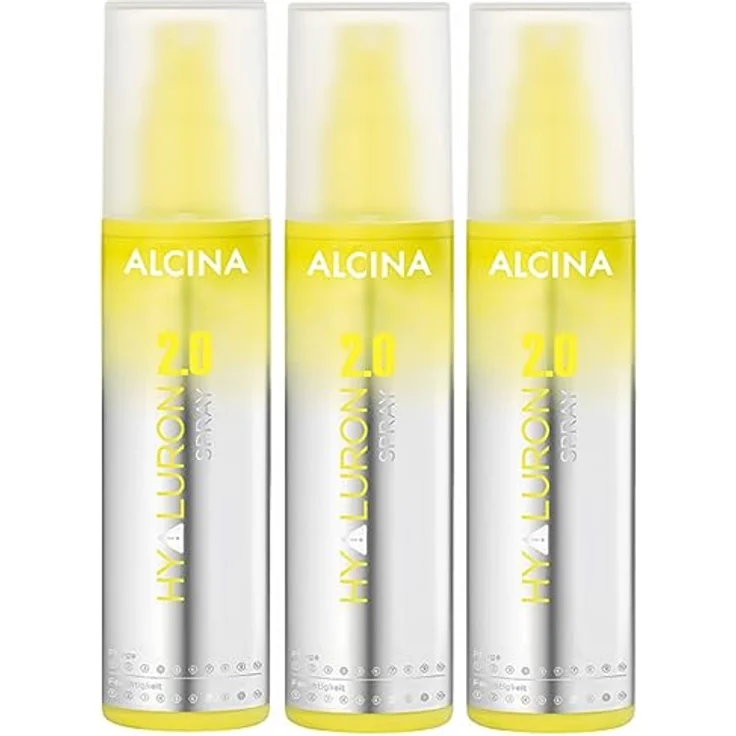 Alcina Hyaluron 2.0 Pflege Spray, 125 ml, für feuchtigkeitsspendendes Haarstyling mit Anti-Heat-Factor bis 230°C