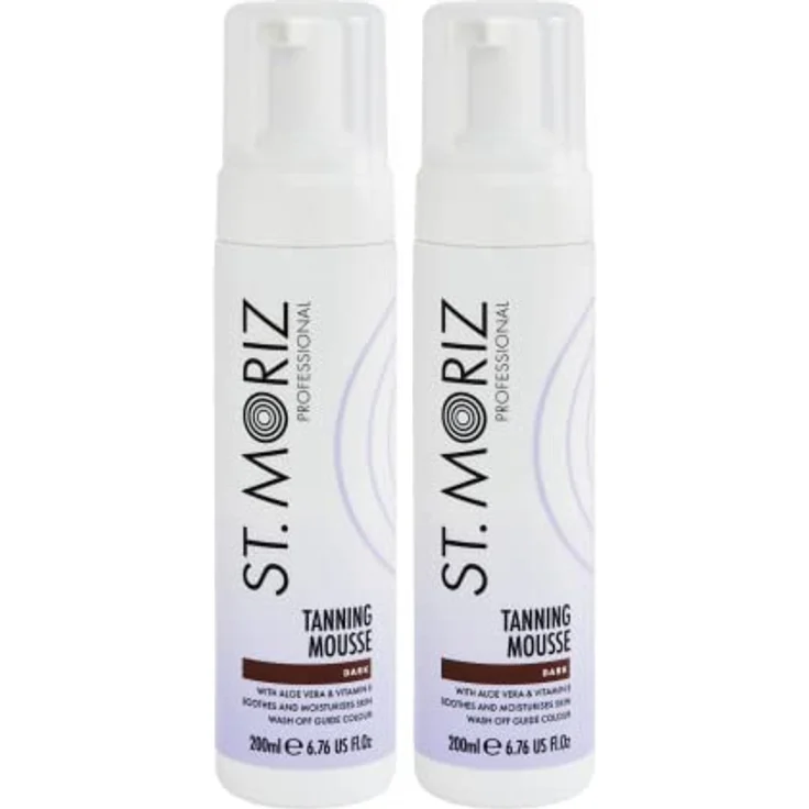 St. Moriz Selbstbräuner-Mousse Dunkel 2er-Pack (2x 200ml) – Bild 1