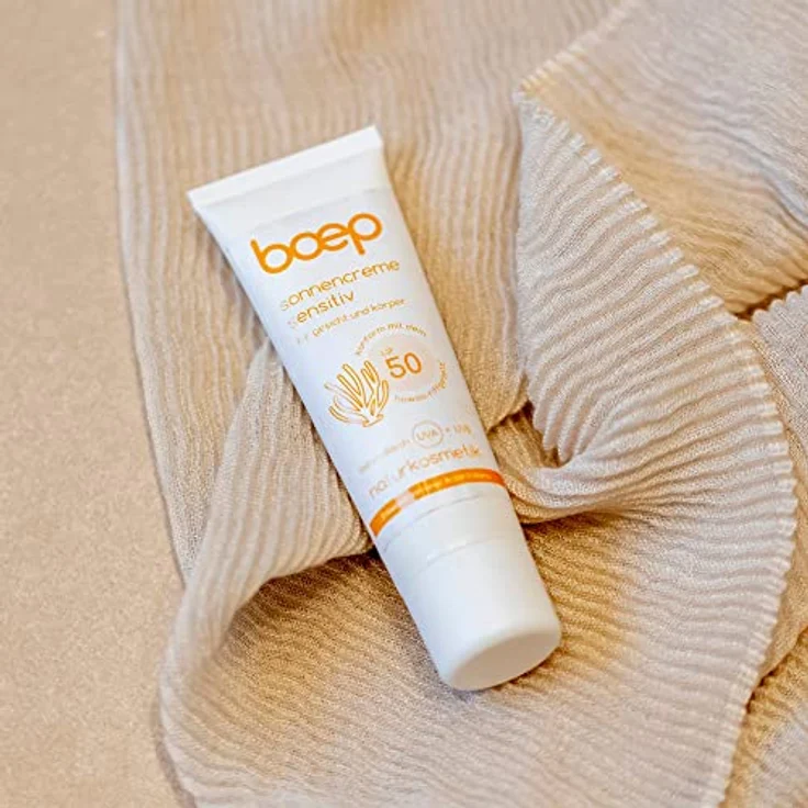 boep Sonnencreme Sensitiv LSF 50 | Für Gesicht & Körper | Hoher Sonnenschutz für Babys, Kinder & Erwachsene | Baby Sonnencreme Mineralisch | Vegane Naturkosmetik (50ml) – Bild 5
