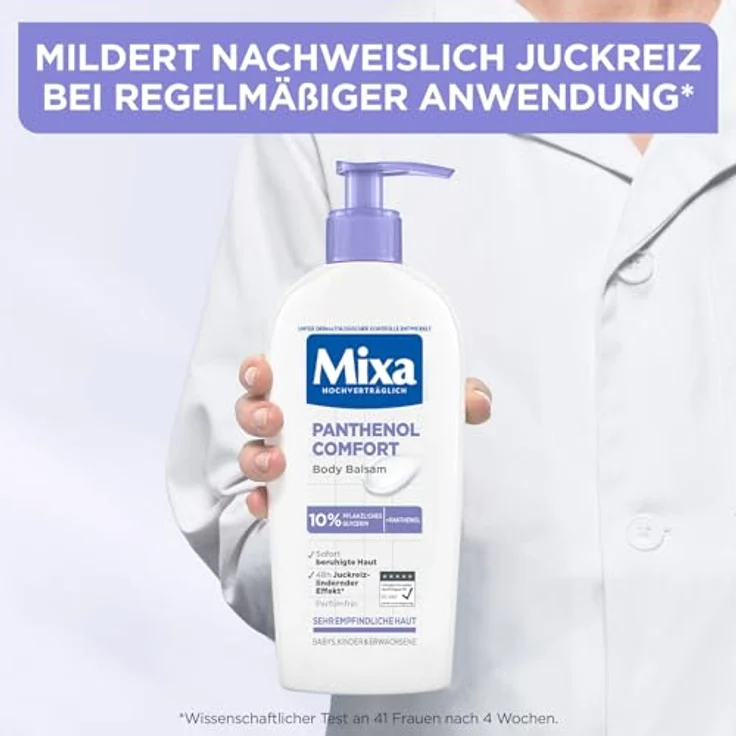 Mixa Pflege Panthenol Comfort Body Balsam Bodylotion 250 ml – Bild 2
