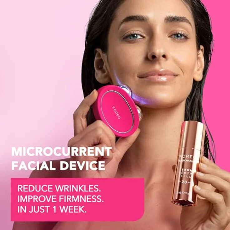 FOREO BEAR 2 Gesichtsmassagegerät mit Mikrostrom, Anti-Aging, Lifting & Toning, fuchsia – Bild 2