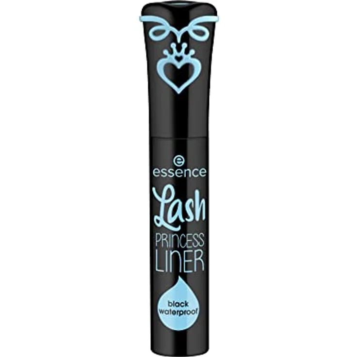 essence Lash PRINCESS LINER black waterproof, Eyeliner, Schwarz, langanhaltend, sofortiges Ergebnis, intensiv, vegan, wasserfest, ohne Mikroplastikpartikel, ohne Parfüm, 1er Pack (3ml) – Bild 2