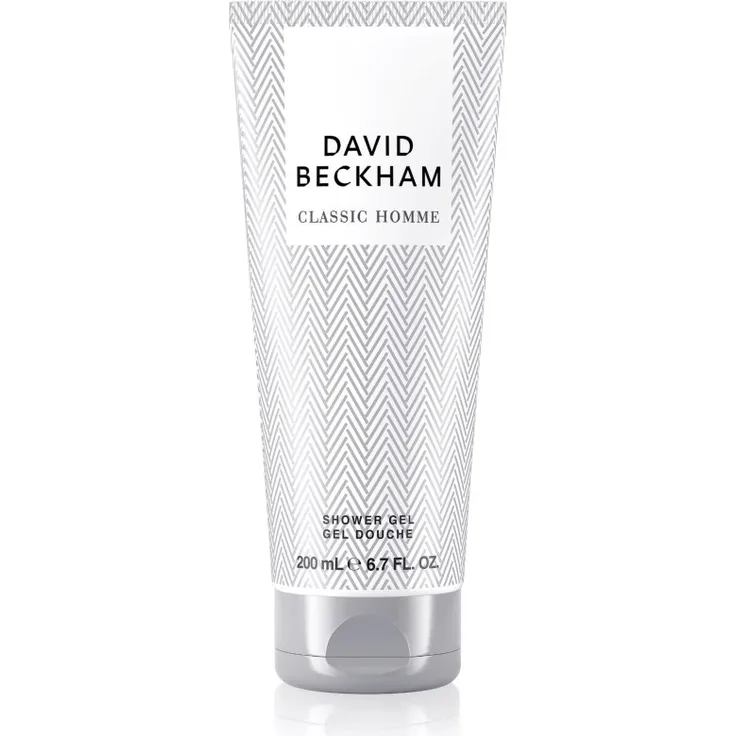 David Beckham Classic Homme, Parfümiertes Duschgel für Herren, 200 ml - Feuchtigkeitsspendend, erfrischend und reinigend