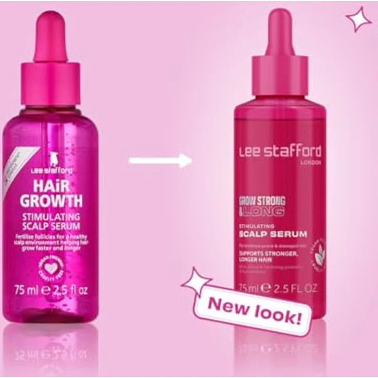 Lee Stafford Grow Strong & Long Stimulating Scalp Serum, stärkendes Serum zur Unterstützung des Haarwachstums, 75 ml – Bild 5