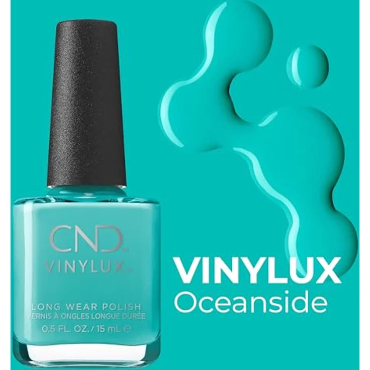 CND Vinylux - Langanhaltender Nagellack - Klassischer Nagellack - Oceanside #396 15 ml – Bild 2