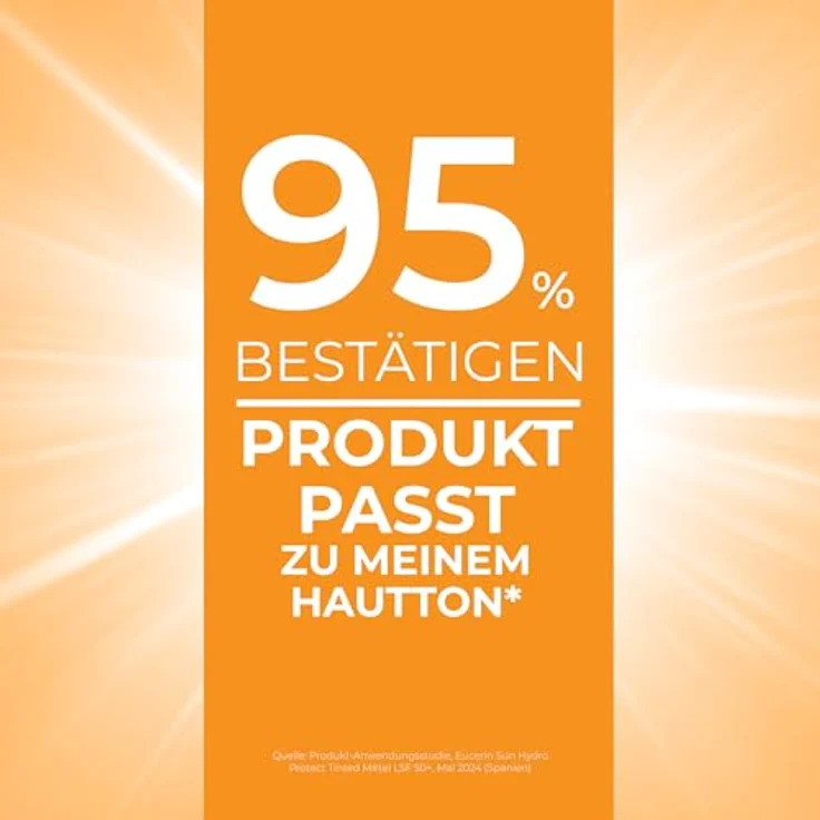 Eucerin Sun Hydro Protect Bräunungs-Fluid, SPF 50+, Farbton Medium, 50 ml, intensiver Feuchtigkeitsschutz für empfindliche Haut – Bild 5