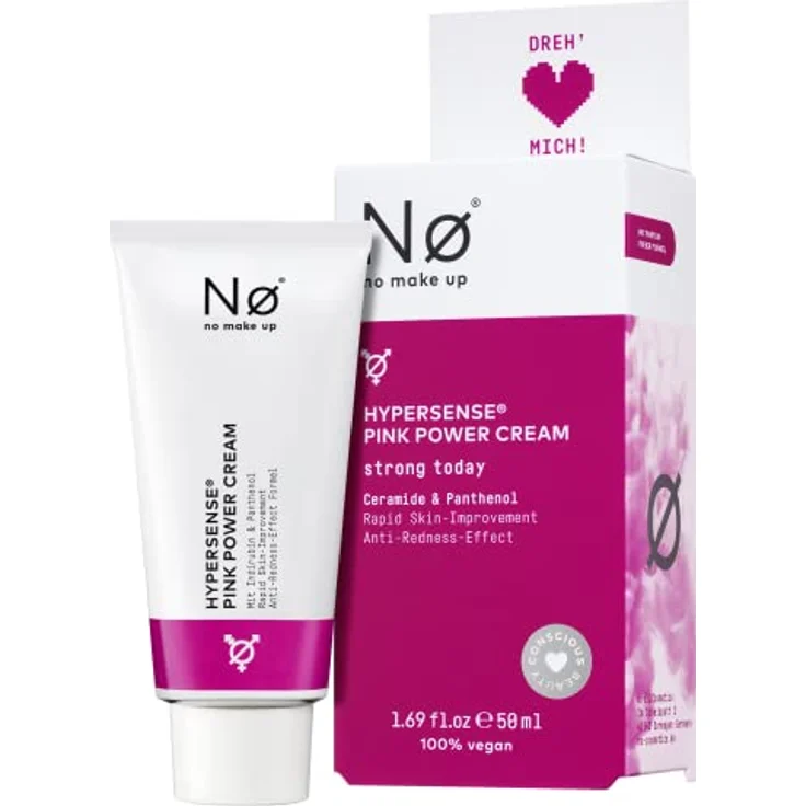 Nø Cosmetics Gesichtspflege Hypersense Pink Power Cream -reichhaltige Tagespflege 50 ml – Bild 2