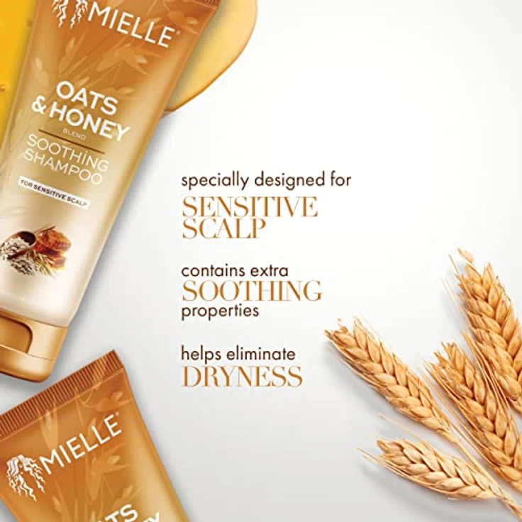 Mielle Organics Oats & Honey Blend, beruhigendes Shampoo für trockenes Haar, 237 ml – Bild 3