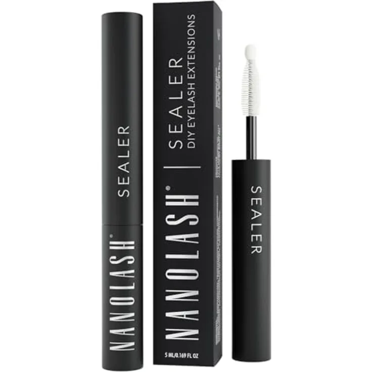 Nanolash DIY Sealer, transparentes Fixiergel zur Wimpernverlängerung, 5 ml für einfache Anwendung mit Büschelwimpern
