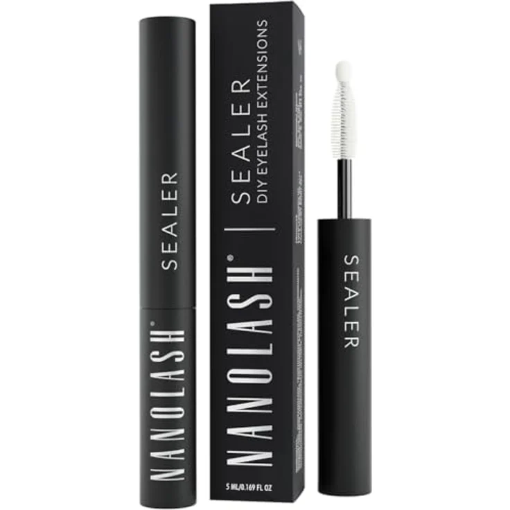 Nanolash DIY Sealer, transparentes Fixiergel zur Wimpernverlängerung, 5 ml für einfache Anwendung mit Büschelwimpern – Bild 1