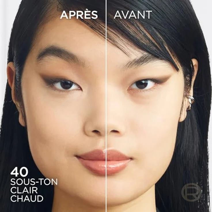 L'Oréal Paris Infaillible Skin Ink Foundcealer, semi-permanentes Make Up, bis zu 48H Halt, wasserfest, schweißfest, Light Warm 40, 15ml – Bild 2