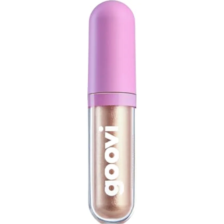 GOOVI Blink Date Liquid Eyeshadow, Strahlender Mousse-Lidschatten in neutralem Rosé mit 3D-Glanz, 4,5ml – Bild 2