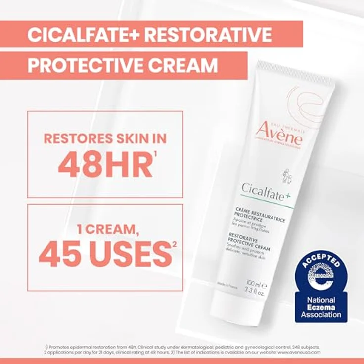 Avene Cicalfate Creme Reparatrice Protectrice Empfindliche Irritierte Haut 100 ml Tagespflege – Bild 2