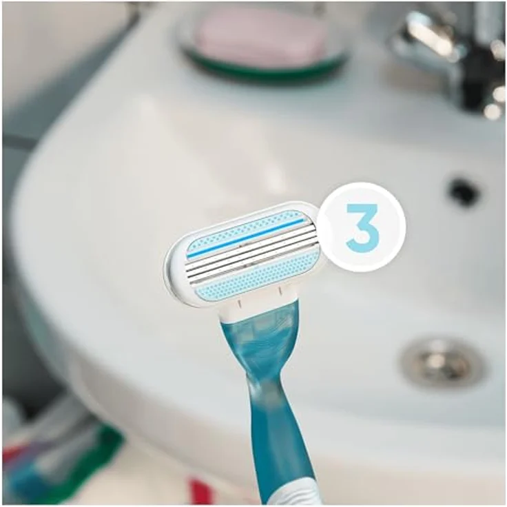 Gillette Venus Smooth Rasierer Handstück + 6 Rasierklingen – Bild 5