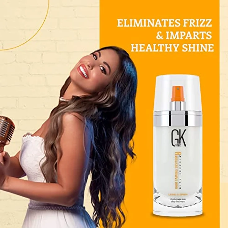 GK Hair Leave In Conditioner, glättender spülungsfreier Conditioner für leichte Kämmbarkeit, 120 ml – Bild 4