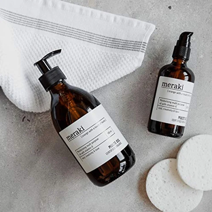 Meraki Bodylotion Multi-Öl, zertifiziertes Bio-Körperöl mit Oliven-, Sesam- und Rapsöl, 300 ml – Bild 3
