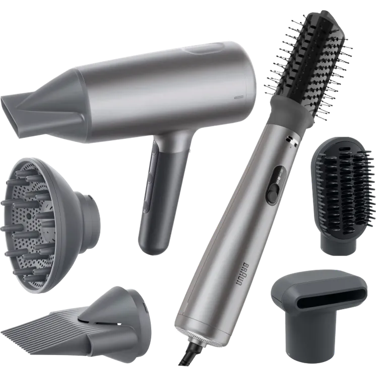 Braun HD4.3 Super Iontec BRHD435E + Braun Air Styler BRAS430 Föhn