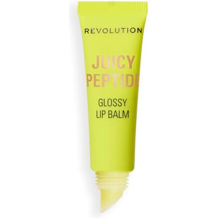 Revolution Juicy Peptide Lip Balm, Pflegender Lippenbalsam mit Peptiden, Squalan & Vitamin E, Vegan & Tierversuchsfrei, 8ml, Mint Mojito Green