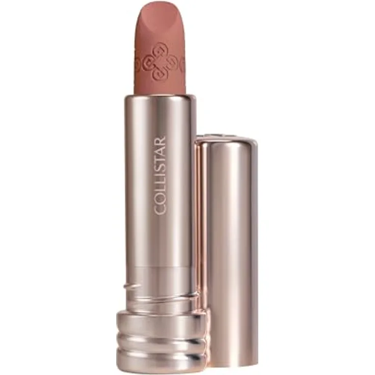 Collistar Reiner Lippenstift Nr. 163 Opal Rosa, samtiges Finish, feuchtigkeitsspendende Formel, modulare Abdeckung, 3,1 ml