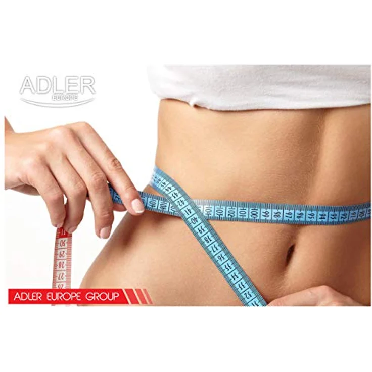 Adler AD 8151b Mechanische Personenwaage, 130 kg, rutschfest, Polymer, Blau – Bild 8