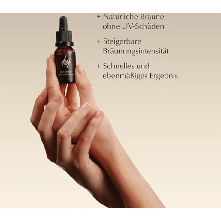 Hej Organic HEJ ORGANIC+ Sun Drops Selbstbräunungsserum, gleichmäßige Bräunung mit glowy Finish und Aloe Vera, 30 ml – Bild 2