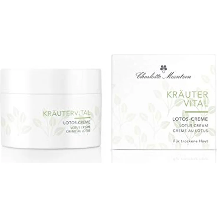 Charlotte Meentzen Kräutervital Lotos-Creme Für Trockene Haut 50 ml – Bild 2