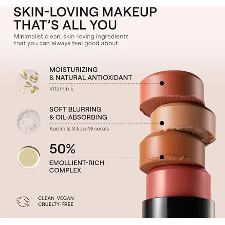 NUDESTIX Nudies Bronze Matte Bronzer Stick Terracotta Tan, Cremiger Bronzer & Contour Stick mit natürlichem matte Finish, langanhaltend, vegan – für Gesicht, Augen & Lippen, 7g – Bild 4