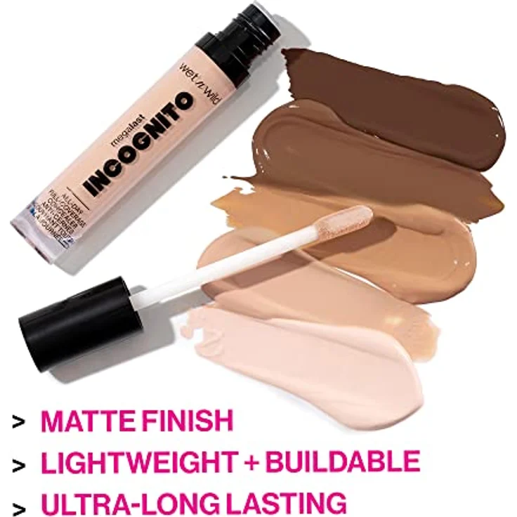 Wet n Wild MegaLast Incognito, cremiger Concealer mit hoher Deckkraft, Farbton Light Honey, 5,5 ml – Bild 3