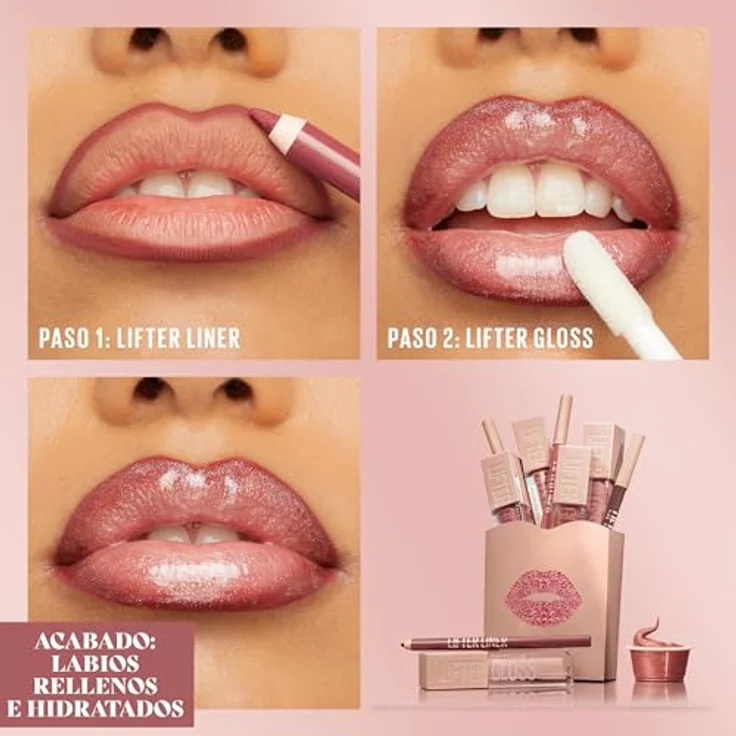 Maybelline New York MNY Lip Lifter, Lipliner mit Hyaluronsäure, Farbe 001 Cross The Line – Bild 7