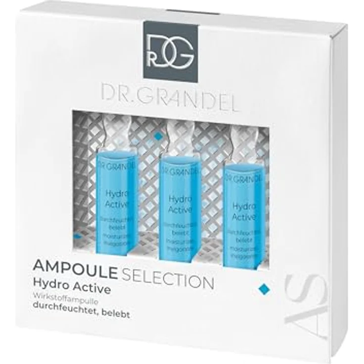 Dr. Grandel Hydro Active Ampulle 9 ml, Gesichtsserum - spendet Feuchtigkeit, mindert Spannungsgefühle und Zeichen von Müdigkeit – Bild 2
