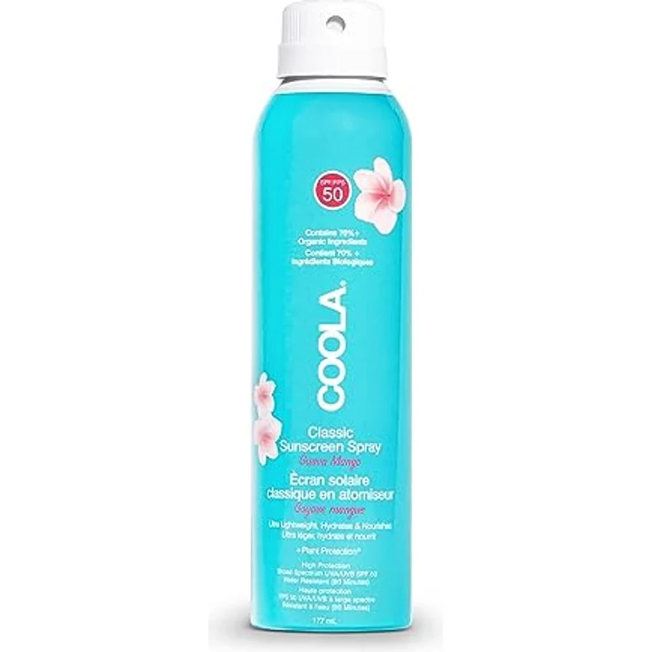 Coola Classic SPF 50 Body Spray Guava Mango Sonnencreme 177 ml – Bild 2