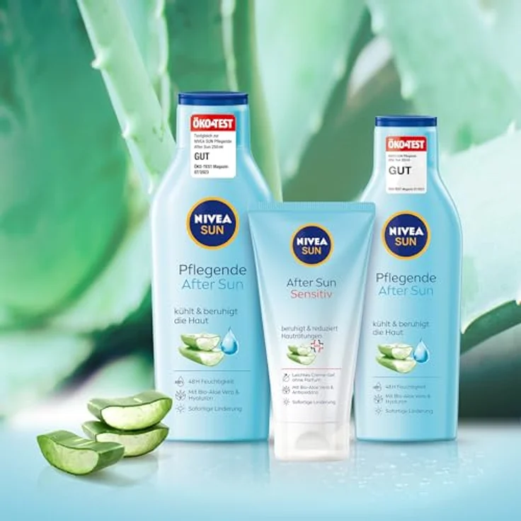 NIVEA SUN Pflegende After Sun 48h Feuchtigkeit After Sun Lotion 400 ml – Bild 4