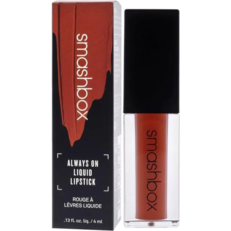 Smashbox Always On Liquid Lipstick Dream Huge, matter Lippenstift in Out Loud, 4 ml mit 8 Stunden Halt – Bild 4