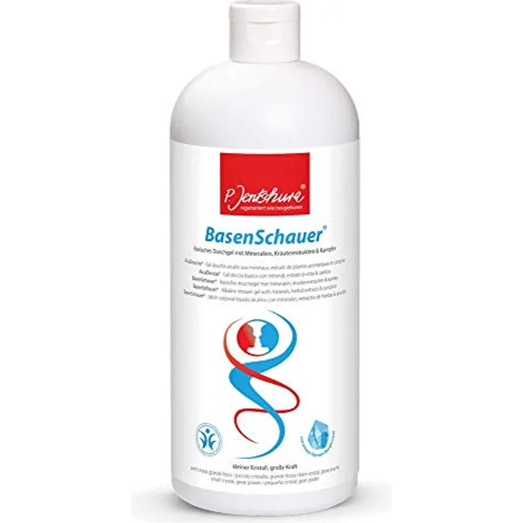 P. Jentschura BasenSchauer Duschgel, 1000ml mit Aloe Vera und ätherischen Ölen zur intensiven Hautpflege