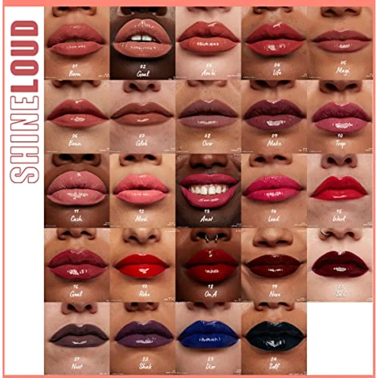 NYX Professional Makeup Shine Loud High Shine Lip Color, flüssiger Lippenstift mit hoher Pigmentierung, Farbton 15 - World Shaper, 6,5 ml – Bild 5