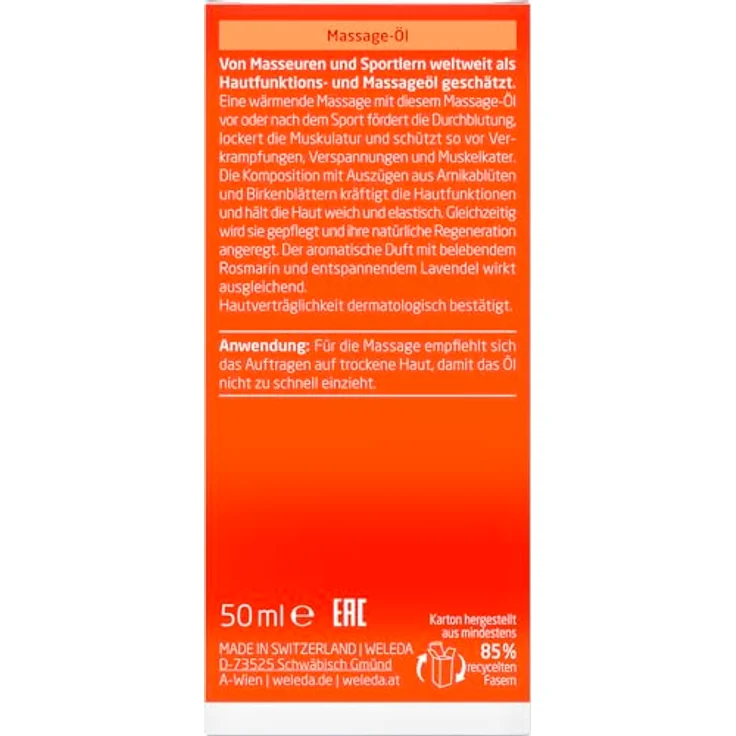 Weleda Arnika Massage-Öl 50 ml  – Bild 2