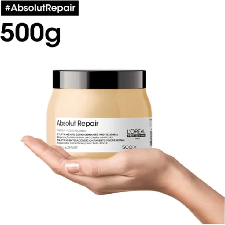 L'Oréal Série Expert Absolut Repair Gold Resurfacing Golden Masque 500 ml – Bild 5