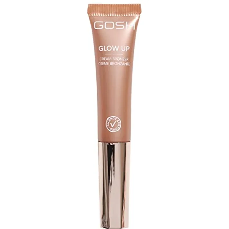 Gosh GLOW UP #002 Bronze, Highlighter für Damen mit lichtreflektierenden Pigmenten, 14 ml