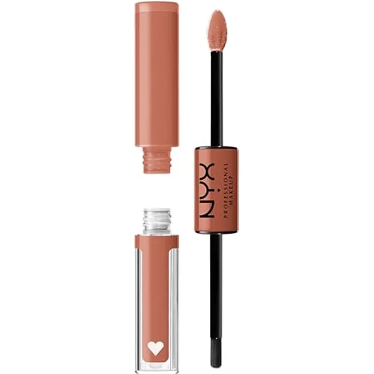 NYX Professional Makeup Shine Loud High Shine Lip Color, flüssiger Lippenstift mit hoher Pigmentierung, Farbton 02 - Goal Crusher, 6,5 ml