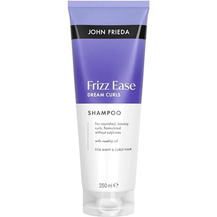 John Frieda Dream Curls Shampoo, 250 ml, feuchtigkeitsspendendes Shampoo für lockiges Haar