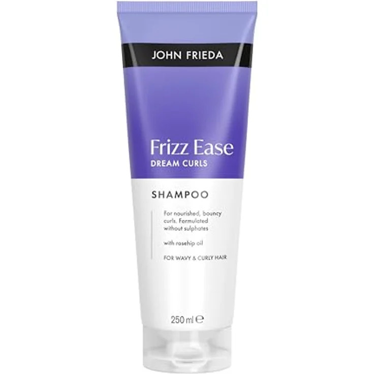 John Frieda Dream Curls Shampoo, 250 ml, feuchtigkeitsspendendes Shampoo für lockiges Haar – Bild 1