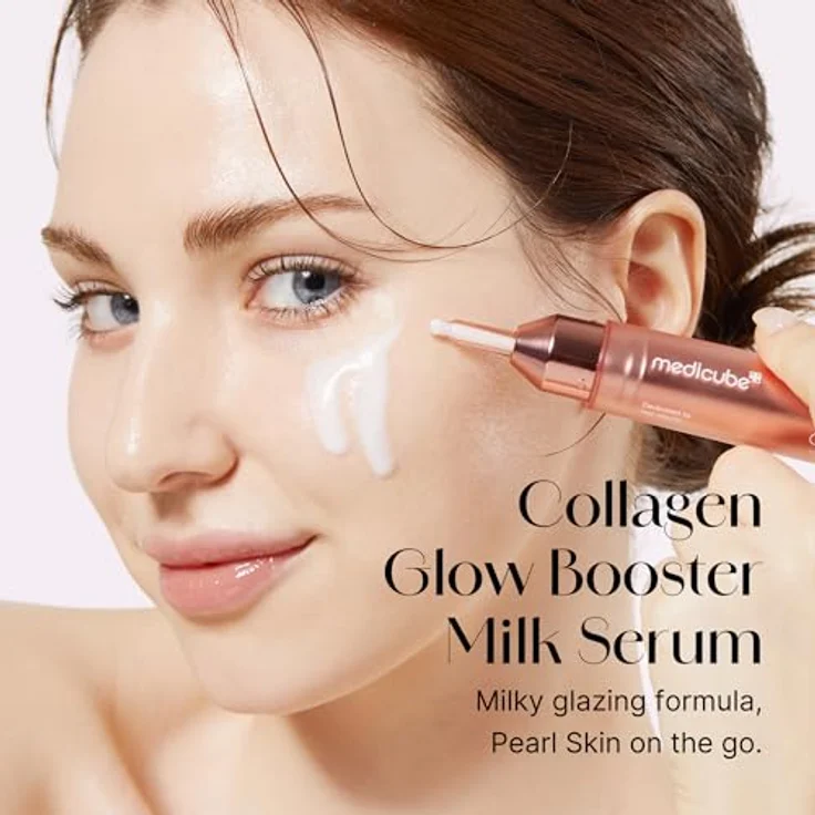 Medicube Collagen Glow Booster Serum, Aktiv-Serum mit Kollagen zur Faltenreduktion, 15 ml – Bild 3