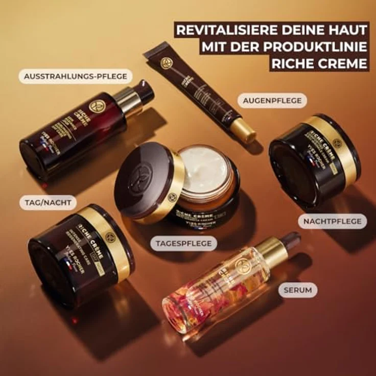 Yves Rocher RICHE CRÈME - Antifalten-Nachtpflege mit Öl aus 1000 Rosen für intensive Zellregeneration - 50 ml – Bild 5