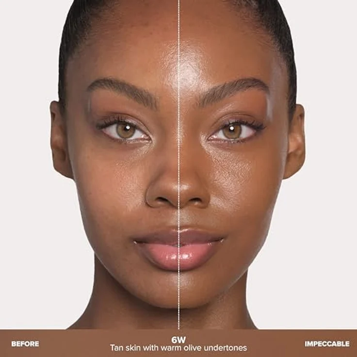 Anastasia Beverly Hills Impeccable Blurring Second-Skin Matte Foundation, Flüssiges Make-Up für mittlere bis volle Deckung, Farbton 6W, 35 ml – Bild 3