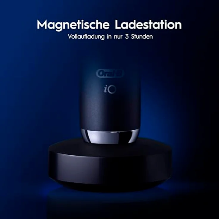 Oral-B iO Series 9 Plus Edition Doppelpack Elektrische Zahnbürste mit 7 Putzmodi, 4 Aufsteckbürsten, Lade-Reiseetui, designed by Braun, black onyx/rose quartz – Bild 6