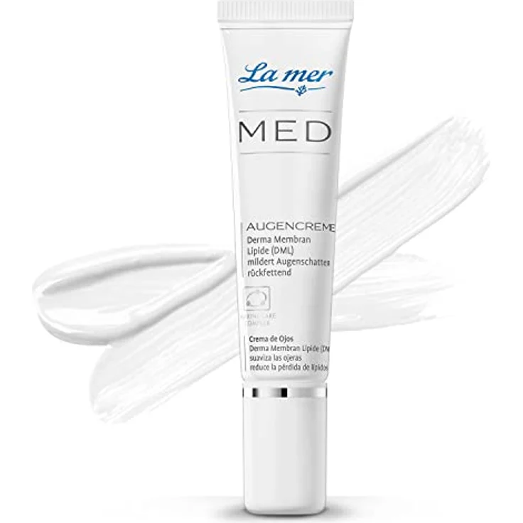 La mer MED Augencreme - Beruhigende Augenpflege für empfindliche Haut - Mildert Augenschatten, Rötungen und Brennen - Rückfettend und feuchtigkeitsspendend - Stärkt die Hautschutzbarriere - 15 ml – Bild 1
