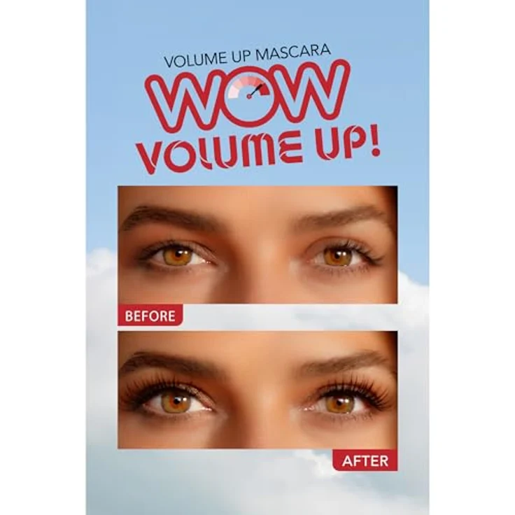 Flormar Volume Up Mascara, Intensiv Schwarz – Aufbau-Mascara mit Lifting-Effekt, schichtbar ohne Verklumpen, Silikonbürste trennt & verdichtet, langanhaltend, 12 ml – Bild 3
