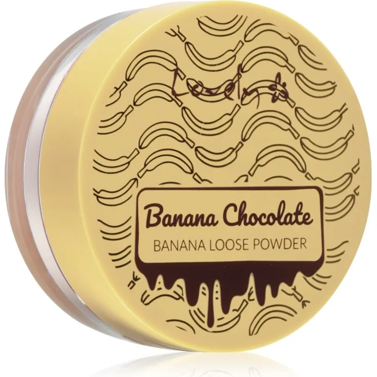 Lovely Banana Chocolate Loose Powder, loser Puder zum Vereinheitlichen der Hauttöne, 8 g - mattierend und samtig, für ein langanhaltendes Finish