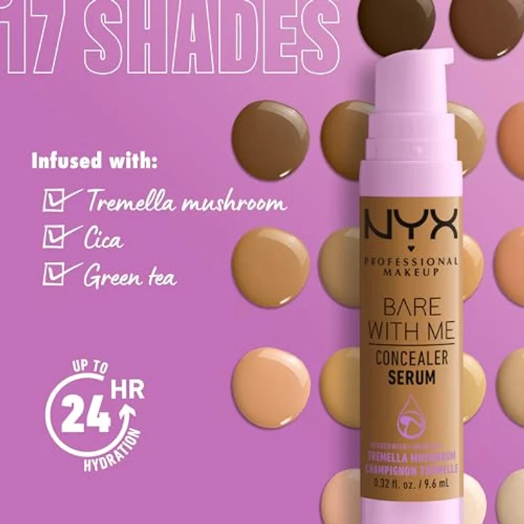 NYX Professional Makeup Bare With Me Serum Concealer 12 Rich 9,6 ml  – Bild 5