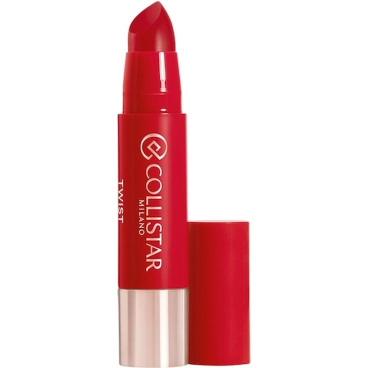 Collistar Lippen Twist Balmy Gloss, feuchtigkeitsspendender Lipgloss mit Hyaluronsäure und Apfelkernöl, 2,8 ml, Nude-Rosé